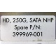 HP HD 250G SATA NLP Spare P/N 399699-001 (Красково)