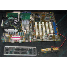 Материнская плата Asus P4PE (FireWire) с процессором Intel Pentium-4 2.4GHz s.478 и памятью 768Mb DDR1 Б/У (Красково)