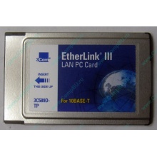 Сетевая карта 3COM Etherlink III 3C589D-TP (PCMCIA) без LAN кабеля (без хвоста) - Красково