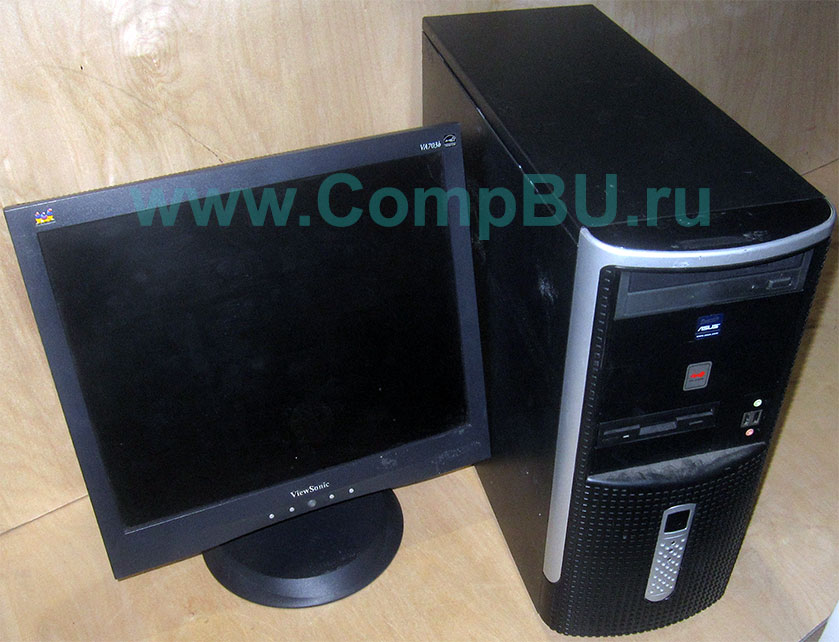 Комплект: одноядерный компьютер Intel Pentium-4 с 1Гб памяти и 17 дюймовый ЖК монитор (Красково)